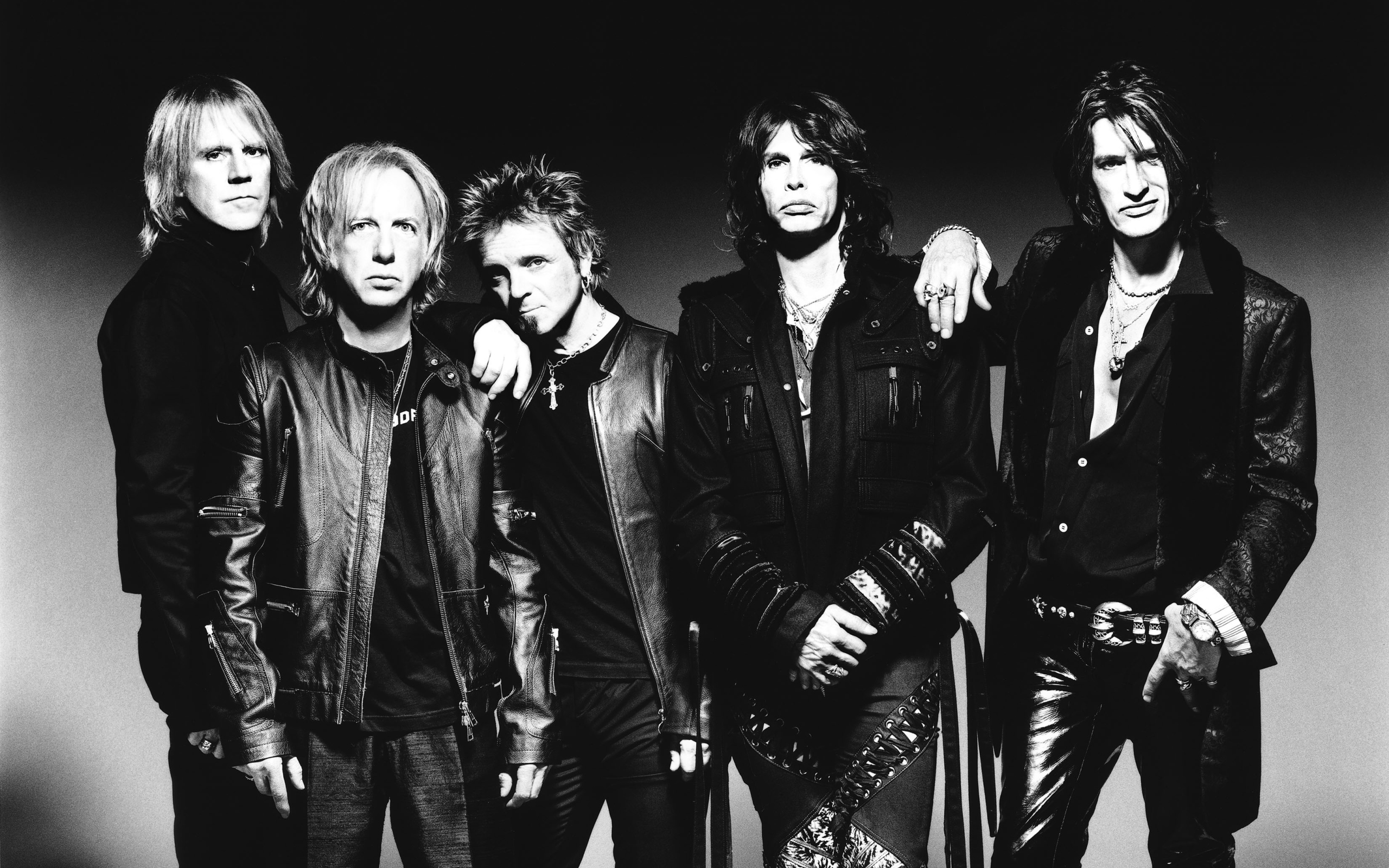 Aerosmith черно-белое фото обои для рабочего стола, картинки и фото -  RabStol.net